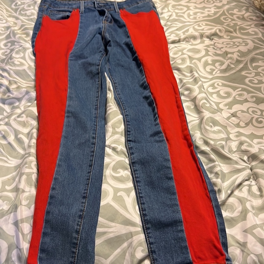 New York & Co worn 1x jeans. Super cute Sz 10 slimming. High waist - Picture 4 of 5